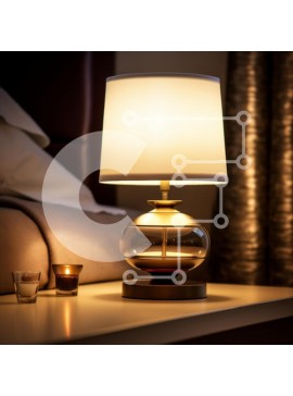 Intra Συλλεκτικό Ξύλινο Παζλ Plywood  4mm - Κομψό φωτιστικό κομοδίνου και κεριά Σε Ξύλινο Κουτί - Διαστάσεις Puzzle: 10x10 cm – 25 κομμάτια