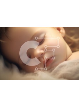 Intra Συλλεκτικό Ξύλινο Παζλ Plywood  4mm - Μωρό που κοιμάται με μαλακή κουβέρτα Σε Ξύλινο Κουτί - Διαστάσεις Puzzle: 10x10 cm – 25 κομμάτια