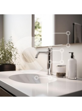 Intra Συλλεκτικό Ξύλινο Παζλ Plywood  4mm - Μοντέρνος νιπτήρας μπάνιου με μινιμαλιστικό σχεδιασμό Σε Ξύλινο Κουτί - Διαστάσεις Puzzle: 10x10 cm – 25 κομμάτια