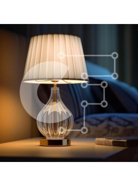 Intra Συλλεκτικό Ξύλινο Παζλ Plywood  4mm - Κομψό επιτραπέζιο φωτιστικό κομοδίνου Σε Ξύλινο Κουτί - Διαστάσεις Puzzle: 10x10 cm – 25 κομμάτια