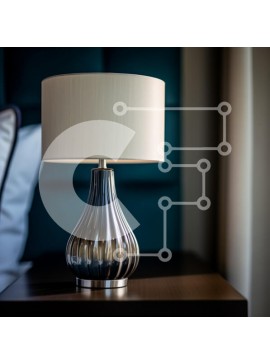 Intra Συλλεκτικό Ξύλινο Παζλ Plywood  4mm - Μοντέρνο φωτιστικό κομοδίνου σε κομοδίνο Σε Ξύλινο Κουτί - Διαστάσεις Puzzle: 10x10 cm – 25 κομμάτια