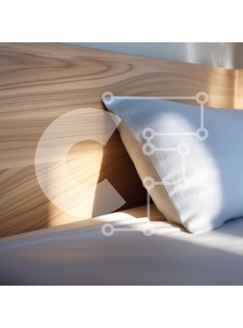 Intra Συλλεκτικό Ξύλινο Παζλ Plywood  4mm - Άνετο υπνοδωμάτιο με κεφαλάρι από φυσικό ξύλο και μαλακό μαξιλάρι Σε Ξύλινο Κουτί - Διαστάσεις Puzzle: 10x10 cm – 25 κομμάτια