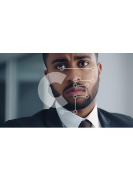 Intra Συλλεκτικό Ξύλινο Παζλ Plywood  4mm - Σοβαρός άνδρας με επαγγελματική ενδυμασία Σε Ξύλινο Κουτί - Διαστάσεις Puzzle: 10x10 cm – 25 κομμάτια