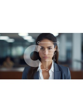 Intra Συλλεκτικό Ξύλινο Παζλ Plywood  4mm - Επαγγελματίας γυναίκα σε περιβάλλον γραφείου Σε Ξύλινο Κουτί - Διαστάσεις Puzzle: 10x10 cm – 25 κομμάτια