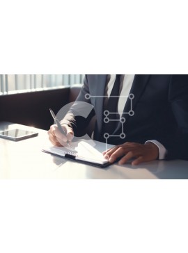 Intra Συλλεκτικό Ξύλινο Παζλ Plywood  4mm - Επαγγελματική λήψη σημειώσεων σε επιχειρηματικό περιβάλλον Σε Ξύλινο Κουτί - Διαστάσεις Puzzle: 10x10 cm – 25 κομμάτια