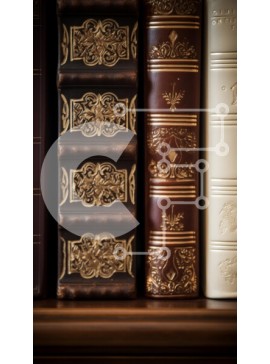 Intra Συλλεκτικό Ξύλινο Παζλ Plywood  4mm - Συλλογή από vintage βιβλία σε ένα ξύλινο ράφι Σε Ξύλινο Κουτί - Διαστάσεις Puzzle: 10x10 cm – 25 κομμάτια