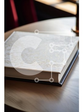 Intra Συλλεκτικό Ξύλινο Παζλ Plywood  4mm - Κομψό βιβλίο σε ξύλινο τραπέζι Σε Ξύλινο Κουτί - Διαστάσεις Puzzle: 10x10 cm – 25 κομμάτια