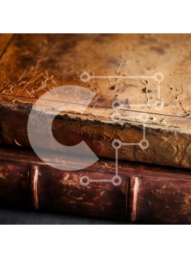 Intra Συλλεκτικό Ξύλινο Παζλ Plywood  4mm - Δερμάτινα βιβλία αντίκες Σε Ξύλινο Κουτί - Διαστάσεις Puzzle: 10x10 cm – 25 κομμάτια