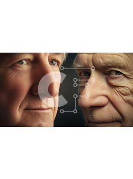 Intra Συλλεκτικό Ξύλινο Παζλ Plywood  4mm - Πρόσωπα προφίλ που αντιπροσωπεύουν διαφορετικές ηλικίες Σε Ξύλινο Κουτί - Διαστάσεις Puzzle: 10x10 cm – 25 κομμάτια