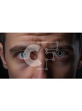 Intra Συλλεκτικό Ξύλινο Παζλ Plywood  4mm - Πορτραίτο από κοντά με έντονο βλέμμα Σε Ξύλινο Κουτί - Διαστάσεις Puzzle: 10x10 cm – 25 κομμάτια