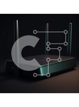 Intra Συλλεκτικό Ξύλινο Παζλ Plywood  4mm - Σύγχρονος ασύρματος δρομολογητής Σε Ξύλινο Κουτί - Διαστάσεις Puzzle: 10x10 cm – 25 κομμάτια