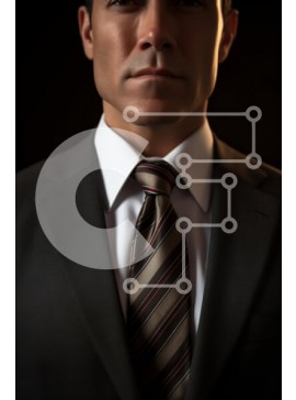 Intra Συλλεκτικό Ξύλινο Παζλ Plywood  4mm - Επαγγελματίας άνδρας με κοστούμι και γραβάτα Σε Ξύλινο Κουτί - Διαστάσεις Puzzle: 10x10 cm – 25 κομμάτια