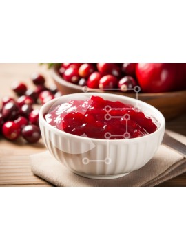 Σετ των 2 Intra Συλλεκτικό Ξύλινο Παζλ Plywood  4mm - Σάλτσα Cranberry σε ένα μπολ με φρέσκα υλικά Σε Ξύλινο Κουτί - Διαστάσεις: 10x10 cm – 25 κομμάτια