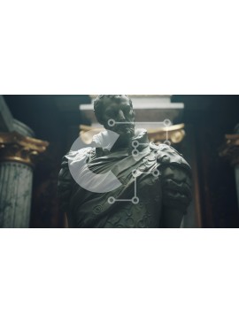 Intra Συλλεκτικό Ξύλινο Παζλ Plywood  4mm - Κλασική Γλυπτική Ανδρικής Φιγούρας Σε Ξύλινο Κουτί - Διαστάσεις Puzzle: 10x10 cm – 25 κομμάτια