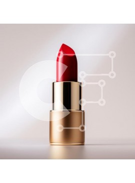 Σετ των 2 Intra Συλλεκτικό Ξύλινο Παζλ Plywood  4mm - Κομψό κόκκινο κραγιόν σε χρυσό περίβλημα Σε Ξύλινο Κουτί - Διαστάσεις: 10x10 cm – 25 κομμάτια