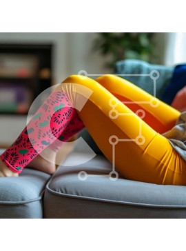 Σετ των 2 Intra Συλλεκτικό Ξύλινο Παζλ Plywood  4mm - Ζωντανά κολάν σε ένα ζεστό περιβάλλον Σε Ξύλινο Κουτί - Διαστάσεις: 10x10 cm – 25 κομμάτια