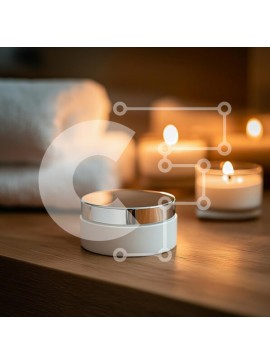 Σετ των 2 Intra Συλλεκτικό Ξύλινο Παζλ Plywood  4mm - Μοντέρνο προϊόν περιποίησης δέρματος σε περιβάλλον που μοιάζει με σπα Σε Ξύλινο Κουτί - Διαστάσεις: 10x10 cm – 25 κομμάτια