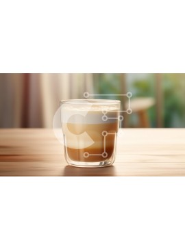 Σετ των 2 Intra Συλλεκτικό Ξύλινο Παζλ Plywood  4mm - Latte σε στρώσεις σε ένα άνετο περιβάλλον καφέ Σε Ξύλινο Κουτί - Διαστάσεις: 10x10 cm – 25 κομμάτια