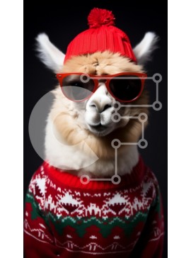 Σετ των 2 Intra Συλλεκτικό Ξύλινο Παζλ Plywood  4mm - Μοντέρνα λάμα με εορταστική ενδυμασία Σε Ξύλινο Κουτί - Διαστάσεις: 10x10 cm – 25 κομμάτια