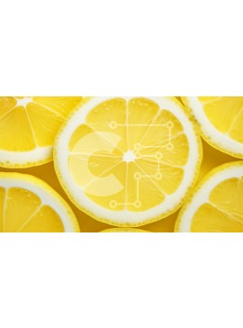 Σετ των 2 Intra Συλλεκτικό Ξύλινο Παζλ Plywood  4mm - Κοντινό πλάνο φέτες λεμονιού Σε Ξύλινο Κουτί - Διαστάσεις: 10x10 cm – 25 κομμάτια