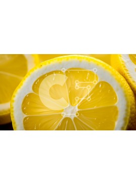 Σετ των 2 Intra Συλλεκτικό Ξύλινο Παζλ Plywood  4mm - Κοντινό πλάνο από φρέσκες φέτες λεμονιού Σε Ξύλινο Κουτί - Διαστάσεις: 10x10 cm – 25 κομμάτια