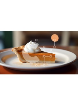 Σετ των 2 Intra Συλλεκτικό Ξύλινο Παζλ Plywood  4mm - Φέτα κολοκυθόπιτα με σαντιγί Σε Ξύλινο Κουτί - Διαστάσεις: 10x10 cm – 25 κομμάτια