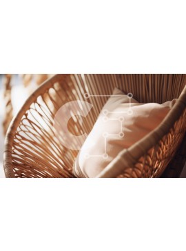 Intra Συλλεκτικό Ξύλινο Παζλ Plywood  4mm - Άνετη καρέκλα Rattan με μαλακό μαξιλάρι Σε Ξύλινο Κουτί - Διαστάσεις Puzzle: 10x10 cm – 25 κομμάτια