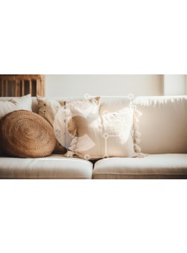 Intra Συλλεκτικό Ξύλινο Παζλ Plywood  4mm - Άνετος καναπές με διακοσμητικά μαξιλάρια Σε Ξύλινο Κουτί - Διαστάσεις Puzzle: 10x10 cm – 25 κομμάτια