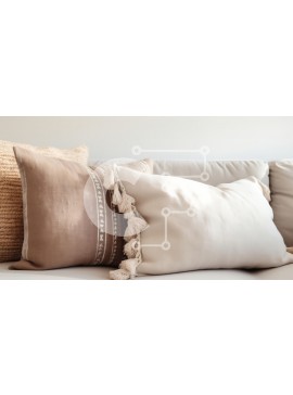 Intra Συλλεκτικό Ξύλινο Παζλ Plywood  4mm - Άνετο σαλόνι με διακοσμητικά μαξιλάρια Σε Ξύλινο Κουτί - Διαστάσεις Puzzle: 10x10 cm – 25 κομμάτια