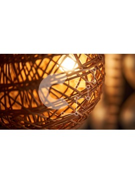 Intra Συλλεκτικό Ξύλινο Παζλ Plywood  4mm - Υφαντό φωτιστικό με ζεστό φως Σε Ξύλινο Κουτί - Διαστάσεις Puzzle: 10x10 cm – 25 κομμάτια