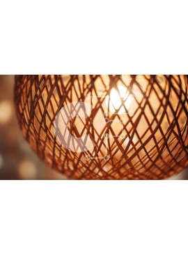 Intra Συλλεκτικό Ξύλινο Παζλ Plywood  4mm - Υφαντό κρεμαστό φωτιστικό με ζεστό φως Σε Ξύλινο Κουτί - Διαστάσεις Puzzle: 10x10 cm – 25 κομμάτια