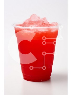 Σετ των 2 Intra Συλλεκτικό Ξύλινο Παζλ Plywood  4mm - Δροσιστικό κόκκινο ρόφημα με πάγο Σε Ξύλινο Κουτί - Διαστάσεις: 10x10 cm – 25 κομμάτια