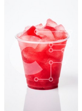 Σετ των 2 Intra Συλλεκτικό Ξύλινο Παζλ Plywood  4mm - Δροσιστικό λασπώδες ποτό σε καθαρό φλιτζάνι Σε Ξύλινο Κουτί - Διαστάσεις: 10x10 cm – 25 κομμάτια