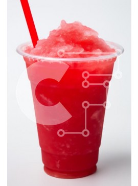 Σετ των 2 Intra Συλλεκτικό Ξύλινο Παζλ Plywood  4mm - Δροσιστικό Red Slushy Drink Σε Ξύλινο Κουτί - Διαστάσεις: 10x10 cm – 25 κομμάτια