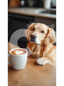 Σετ των 2 Intra Συλλεκτικό Ξύλινο Παζλ Plywood  4mm - Γκόλντεν Ριτρίβερ με καφέ Σε Ξύλινο Κουτί - Διαστάσεις: 10x10 cm – 25 κομμάτια