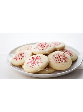 Σετ των 2 Intra Συλλεκτικό Ξύλινο Παζλ Plywood  4mm - Πιάτο μπισκότων με κόκκινα και άσπρα ψεκάσματα Σε Ξύλινο Κουτί - Διαστάσεις: 10x10 cm – 25 κομμάτια