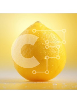 Σετ των 2 Intra Συλλεκτικό Ξύλινο Παζλ Plywood  4mm - Φρέσκο ​​λεμόνι σε κίτρινο φόντο Σε Ξύλινο Κουτί - Διαστάσεις: 10x10 cm – 25 κομμάτια