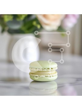 Σετ των 2 Intra Συλλεκτικό Ξύλινο Παζλ Plywood  4mm - Κομψό πράσινο Macaron σε μαρμάρινη επιφάνεια Σε Ξύλινο Κουτί - Διαστάσεις: 10x10 cm – 25 κομμάτια