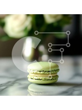 Σετ των 2 Intra Συλλεκτικό Ξύλινο Παζλ Plywood  4mm - Πράσινο Macaron σε μαρμάρινη επιφάνεια Σε Ξύλινο Κουτί - Διαστάσεις: 10x10 cm – 25 κομμάτια