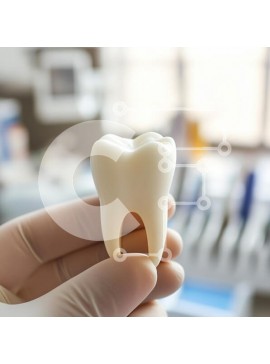 Intra Συλλεκτικό Ξύλινο Παζλ Plywood  4mm - Οδοντιατρικό μοντέλο δοντιού σε οδοντιατρική κλινική Σε Ξύλινο Κουτί - Διαστάσεις Puzzle: 10x10 cm – 25 κομμάτια