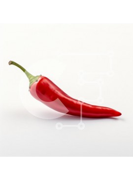 Σετ των 2 Intra Συλλεκτικό Ξύλινο Παζλ Plywood  4mm - Φρέσκο ​​κόκκινο πιπέρι τσίλι Σε Ξύλινο Κουτί - Διαστάσεις: 10x10 cm – 25 κομμάτια