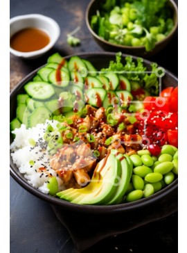 Σετ των 2 Intra Συλλεκτικό Ξύλινο Παζλ Plywood  4mm - Πολύχρωμο μπολ με φρέσκα υλικά Σε Ξύλινο Κουτί - Διαστάσεις: 10x10 cm – 25 κομμάτια