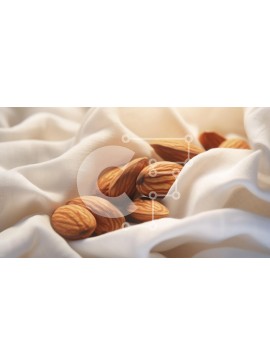 Σετ των 2 Intra Συλλεκτικό Ξύλινο Παζλ Plywood  4mm - Αμύγδαλα σε ύφασμα Σε Ξύλινο Κουτί - Διαστάσεις: 10x10 cm – 25 κομμάτια