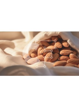 Σετ των 2 Intra Συλλεκτικό Ξύλινο Παζλ Plywood  4mm - Αμύγδαλα σε ύφασμα Σε Ξύλινο Κουτί - Διαστάσεις: 10x10 cm – 25 κομμάτια