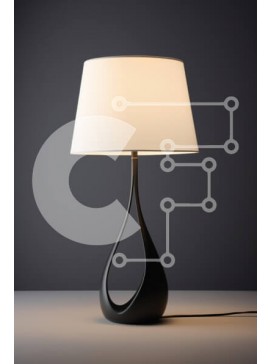 Intra Συλλεκτικό Ξύλινο Παζλ Plywood  4mm - Μοντέρνο επιτραπέζιο φωτιστικό με βάση δάκρυ Σε Ξύλινο Κουτί - Διαστάσεις Puzzle: 10x10 cm – 25 κομμάτια