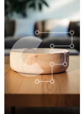 Intra Συλλεκτικό Ξύλινο Παζλ Plywood  4mm - Ξύλινο μπολ σε ένα τραπέζι σε ένα ζεστό εσωτερικό περιβάλλον Σε Ξύλινο Κουτί - Διαστάσεις Puzzle: 10x10 cm – 25 κομμάτια