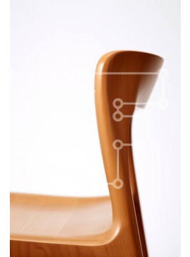 Intra Συλλεκτικό Ξύλινο Παζλ Plywood  4mm - Κομψή Ξύλινη Καρέκλα Σε Ξύλινο Κουτί - Διαστάσεις Puzzle: 10x10 cm – 25 κομμάτια