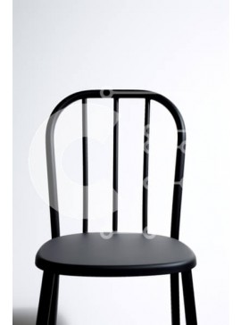 Intra Συλλεκτικό Ξύλινο Παζλ Plywood  4mm - Μινιμαλιστική μαύρη καρέκλα Σε Ξύλινο Κουτί - Διαστάσεις Puzzle: 10x10 cm – 25 κομμάτια