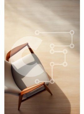 Intra Συλλεκτικό Ξύλινο Παζλ Plywood  4mm - Μοντέρνα πολυθρόνα σε μινιμαλιστικό εσωτερικό Σε Ξύλινο Κουτί - Διαστάσεις Puzzle: 10x10 cm – 25 κομμάτια