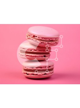 Σετ των 2 Intra Συλλεκτικό Ξύλινο Παζλ Plywood  4mm - Στοίβα από ροζ μακαρόν Σε Ξύλινο Κουτί - Διαστάσεις: 10x10 cm – 25 κομμάτια